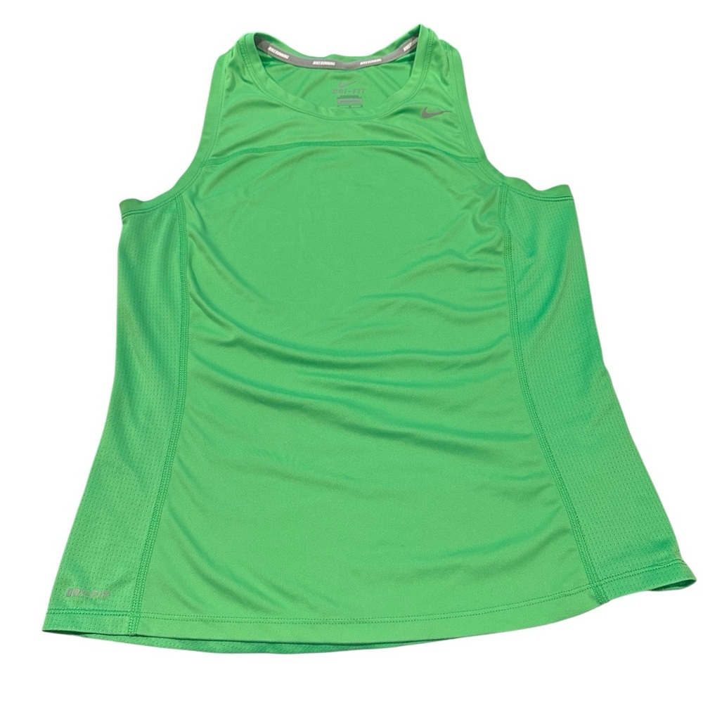Nike Green Dri-FIT Running Tank - Picture 3 of 8